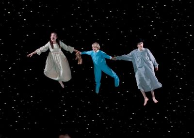 From left to right, Kelly Smith as Wendy, Stephen Sandham as Michael and Lincoln Sand Photo